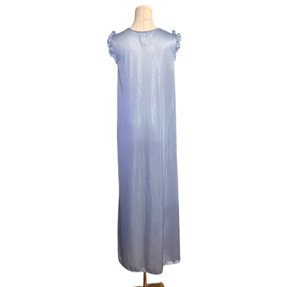 Vintage Dreamaway Nightgown size Medium Soft Blue - Picture 2 of 5